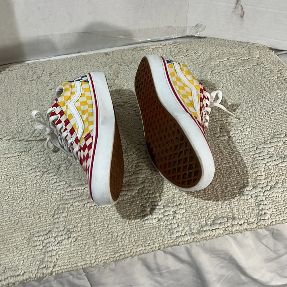 Vans multicolor size 5 youth good Condition - Picture 6 of 12